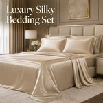 Mulberry Bed Sheet Set Luxury Silky Fitted Flat Pillowcases. Fixed Price $345.00.