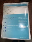 Yorkshire Home Bed Bug Dust Mite Box Spring Protector - White Full Size New. Fixed Price $34.00.