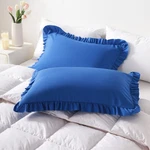 Soft Brushed Microfiber Ruffle Pillow Shams Set 2, Standard/queen/king Size. Fixed Price $13.99.
