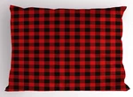 Plaid Pillow Sham, Lumberjack Fashion Buffalo Style Checks Pattern Retro. Fixed Price $17.99.