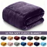 Luxury Fleece Throw All Season Reversible Blankets For Twin Queen Bed. Fixed Price $14.85.