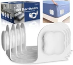 Flelano Holders 4 Pack,bed Grippers One-size-fits-most, Sheet.... Fixed Price $36.97.