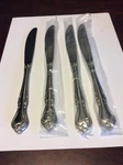 Reeds And Barton Ultra Select "rose Queen" Stainless Steel Dinner Knife Lot Of 4. Fixed Price $18.99.