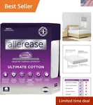 Allerease Queen Size Mattress Protector Ultimate Allergy & Waterproof Comfort. Fixed Price $77.34.