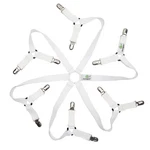 Adjustable Elastic Fitted Sheet Straps,crisscross Bed Fasteners Suspend.... Fixed Price $18.42.