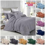 3 Piece Duvet Cover Set With Pillow Shams Twin Full Queen King Size Bedding. Fixed Price $12.60.
