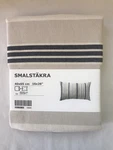 Ikea Smalstakra Standard Size Pillow Case Beige Light & Dark Blue Stripes New. Fixed Price $17.20.