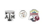 Texas A&m Aggies Alamo Bowl 2 Logos Ncaa College Football 3 Pin Set. Fixed Price $23.79.
