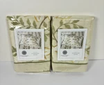 Martha Stewart Veranda Vines Standard Sham Pair Set Embroidered Floral $240. Fixed Price $118.00.
