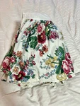 Vintage Ralph Lauren Elaine Queen Ruffle Bed Skirt 100% Cotton Floral Roses. Fixed Price $44.00.