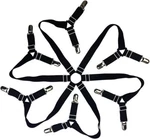 Toweter Adjustable Elastic Fitted Sheet Straps,crisscross Bed Standard, Black. Fixed Price $22.17.