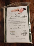 Allergycare Organic Cotton Luxury Zippered Mattress Encasing For Baby Crib Size. Fixed Price $24.99.