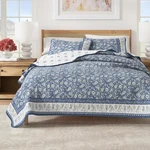 Great Bay Home Floral Cotton Quilt Set 2-PIECE Twin/twin Xl Size Spring Boho. Fixed Price $45.00.