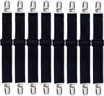 8 Pack Bed Sheet Straps, Adjustable Elastic Fitted Holder Clips, Heavy Dut. Fixed Price $20.95.