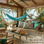 Vera Bradley Quilted Pillow Sham 100% Cotton Go Fish Teal Standard 20X26 Pack. Fixed Price $44.97.