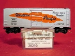 Kd 20210 Western Pacific 40' Box Car #20826 'rides Like Feather' 'new' N-scale. Fixed Price $44.95.
