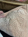 Charisma Regent King Plush Soft Pink Blush Velvet Sham W/swirls; Zipper. Fixed Price $26.00.