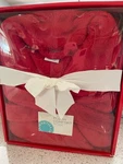 Martha Stewart Collection Bath Robe Women's One Size Red Gift Boxed Nwt. Fixed Price $39.95.