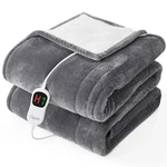 Homemate Electric Heated Twin - 62X84 Heating Bed Blankets Throw With. Fixed Price $46.95.