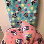 Disney Minnie Mouse Fleece Blanket Multicolor Novelty Cartoon Kids Bedding. Fixed Price $17.99.