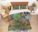 3D Forest Dinosaur A6545 Bed Pillowcases Quilt Duvet Cover Set Queen King Amy. Fixed Price $86.21.