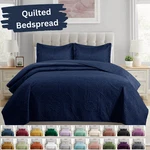 Luxury Bedspread Set 3 Piece Quilted Coverlet Throw Queen King Size Bedding. Fixed Price $25.99.
