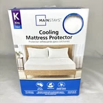 Mainstays King Mattress Protector Cooling Waterproof Allergen Barrier 76X80X15. Fixed Price $19.95.