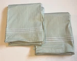 Martha Stewart 2007 Set Of King Pillow Shams Cases 24X38" Laurel Green New. Fixed Price $14.88.