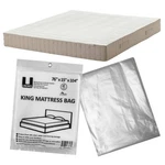 Ubmove Moving Supplies King Mattress Cover/bag 76" X 15" 104" , Clear. Fixed Price $8.95.
