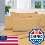Elegant Comfort 1500 Thread Count Egyptian Quality 6 Piece Wrinkle And Fade. Fixed Price $38.28.