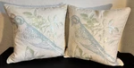 Marlo Lorenz Bird Throw Pillow Set 2 16 Down Filled Sequined Floral. Fixed Price $49.00.