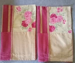 Laura Ashley Lifestyles Rose Striped Pillow Sham Standard 29W, 24H Unlined. Fixed Price $5.00.