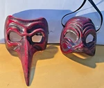 This Small Commedia Dell'arte Masks, Very Collectible Decor Art.. Fixed Price $137.29.