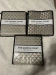 Five Queens European Sham, Carly, 25 X Set Of 3. Fixed Price $29.00.