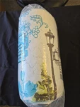 #= Vcny Quilt Set Reversible Medallion Bedding Full/queen Eiffel Blue New. Fixed Price $26.09.