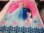 Frozen Elsa Anna Olaf Toddler Bedding Comforter Disney 41X57, Reversible. Fixed Price $29.99.