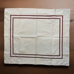 Pottery Barn Sham Embroidered Standard 26 X 20 In. Ruby & White. Fixed Price $28.99.