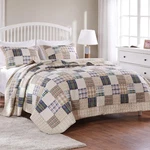 Greenland Home GL-1304EMSK 3-PIECE Oxford Quilt Set, King, Multicolor. Fixed Price $144.99.