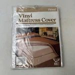Full Fitted Vinyl Mattress Cover New Old Stock American Textile Company Nos. Fixed Price $9.99.