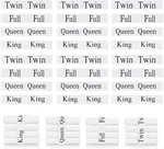 24 Pcs Bed Sheet Organizer Bands, Keepers, King, Queen, Full, Twin.... Fixed Price $20.41.