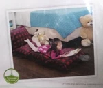 New Caterpillow Cover/pillow Case,holds Five Standard Size Pillows Red Plaid. Fixed Price $11.00.