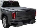 Lomax Stance Hard Tri-fold Tonneau Cover Fits 22-25 Hyundai Santa Cruz 4' Bed. Fixed Price $1305.00.