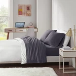 Intelligent Design Cotton Blend Jersey Knit Bed Sheet Set Full, Dark Grey. Fixed Price $49.86.