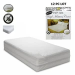 12PACK Twin Size Bed Mattress Covers Plastic With Zipper Waterproof Bug. Fixed Price $149.44.