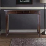 Winsome Wood Console Table 40-IN Rectangle Standard Drawers Cappuccino. Fixed Price $137.42.