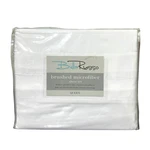 Bella Russo White Microfiber Queen Sheet Set New In Package Fitted Flat 2 Pillow. Fixed Price $9.99.