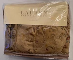 Ralph Lauren Verdonnet Paisley King Bedskirt Ruffle Camel Cotton New. Fixed Price $97.99.