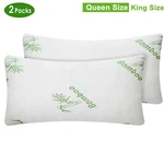 Bamboo Pillows 2 Pack King Queen Size Memory Foam Cooling Bed. Fixed Price $44.89.