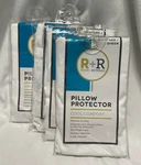 Room Retreat Pillow Protectors Cool Comfort White Standard Queen Lot Of 4. Fixed Price $29.99.