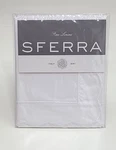 Sferra Pettine Standard Sham White/white Cotton Percale Luxury Bedding. Fixed Price $139.99.